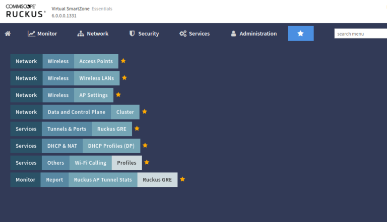 Ruckus Smartzone 6.1.1 supports large selection of end of life AP-s.
